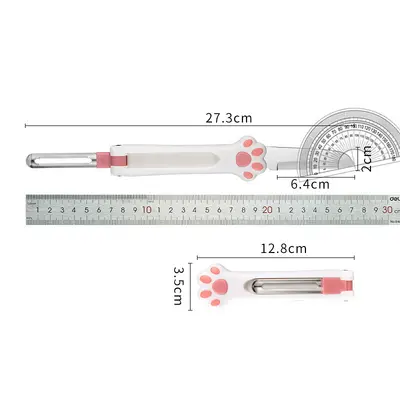 Katzenkrallen-Gemüseschäler, Edelstahl, 2-in-1