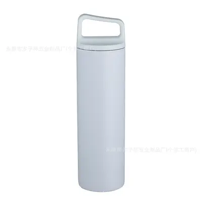 New Minimalist 304 Stainless Steel Handheld Straight Cup Double-Wall Vacuum Insulated Tumbler Outdoor Portable On-the-Go Cup Wholesale - 8