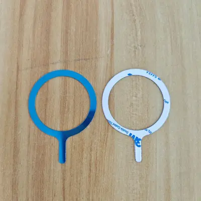 无线充引磁片带手柄磁吸背贴手机支架通用手机壳车载便携数码配件