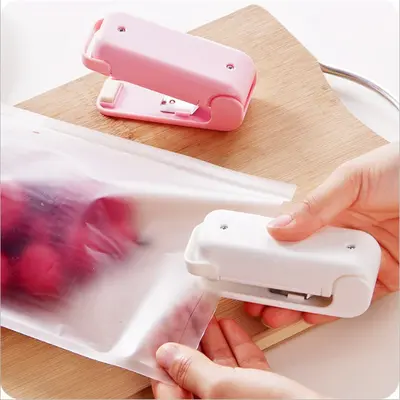 Portable mini heat sealer for plastic bags handheld - 3
