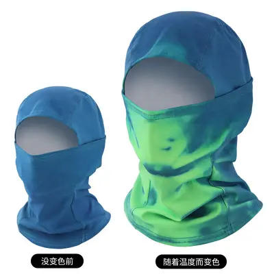 Temperature-Sensitive Color-Changing Cycling Face Mask and Headscarf - 10