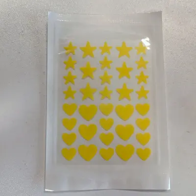 Farbige Hydrokolloid-Pickelpflaster mit ätherischen Ölen, Stern- und Herzform - 8