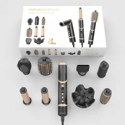 3-in-1 Hair Dryer Styler, Negative Ion, Automatic Curling Iron - 7