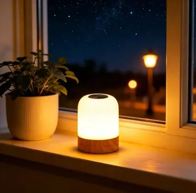 670nm Red Light Night Lamp, No Blue Light, No Flicker, Stepless Dimming - 9