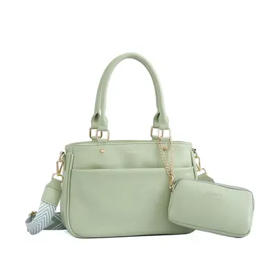 Women's Crossbody Bag, Large Capacity, Korean Style, Solid Color - 9