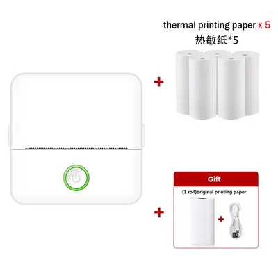 Amazon'un en çok satan taşınabilir mini yazıcısı kablosuz, cep telefonu Bluetooth'una bağlanabilir küçük ev fotoğraf yazıcısı - 9