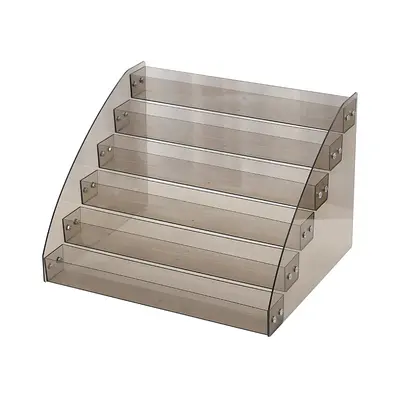 Acryl-Kosmetik-Mehrstufenregal, transparent, Tischaufbau