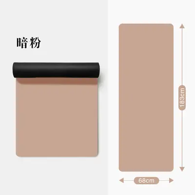 Yoga Mat, PU and Natural Rubber, Non-Slip, Alignment Lines - 8