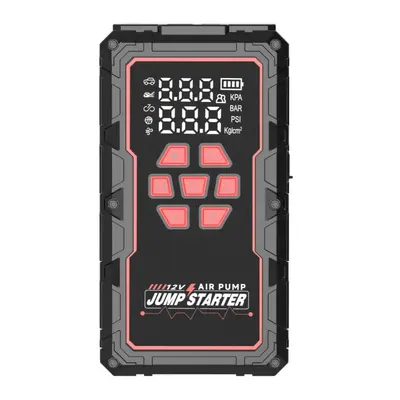 车载应急电源汽车启动打气泵一体机12V24V锂电池充气泵便携式