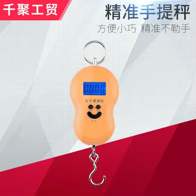Backlit 50kg Digital Handbag Hook Scale for Home