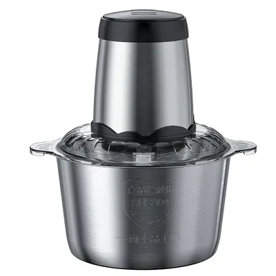 Cross-border high-power electric meat grinder multifunctional cooking machine food supplement machine home small stainless steel meat grinder