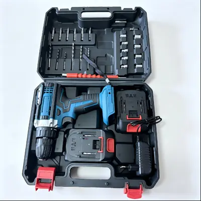 21V şarjlı şok matkap, lityum pil, elektrikli tornavida - 6