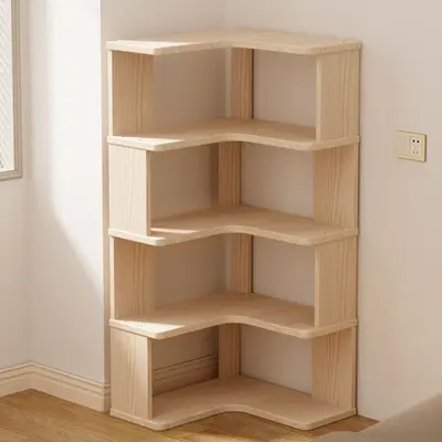 Köşe dolabı, basit raflı depolama dolabı, pencere kenarı için - 3