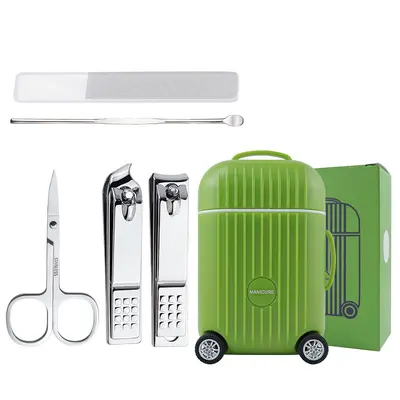 Mini travel nail care set, portable nail clippers - 10