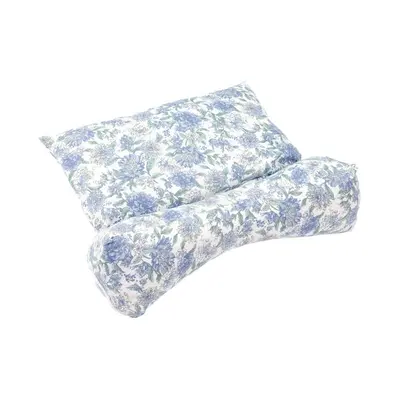 Buckwheat Cervical Pillow, Floral Pattern, Integrated - 6