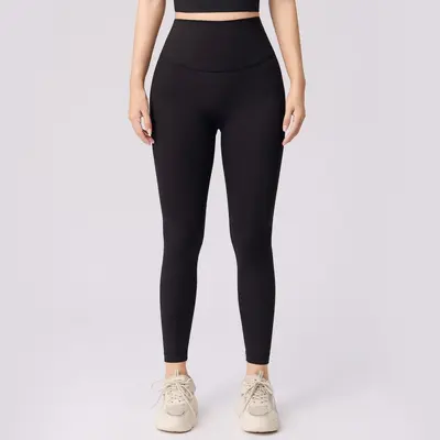 Seamless Yoga Pants with Waist Control and Leg Shaping - 7