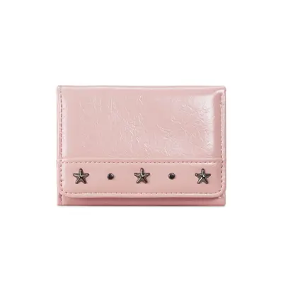 Women's Short Zipper Card Holder Wallet with Coin Pocket - 9