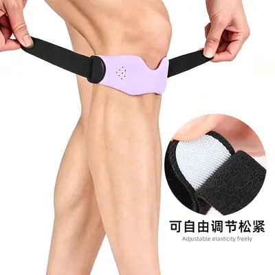 Patella Strap Knee Support with V-Shaped Brace, Breathable, for Running and Basketball - 4