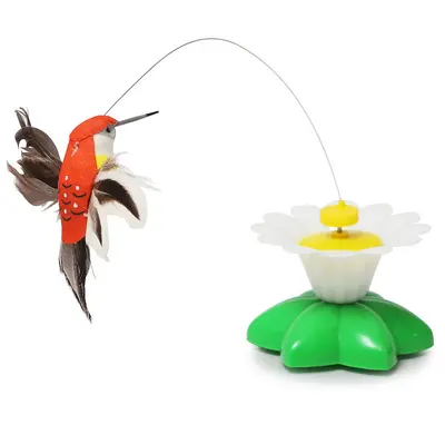 Smart Automatic Rotating Cat Teaser with Flying Bird and Butterfly - 7
