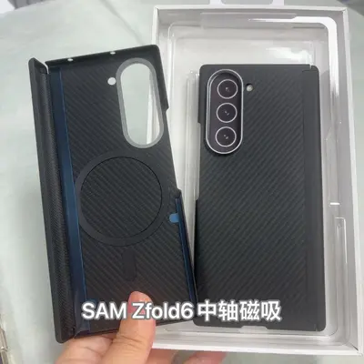 Faltdisplay-Magnethandyhülle für Huawei Samsung Xiaomi