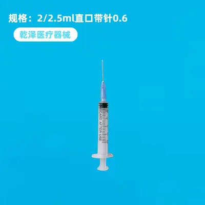 Disposable Veterinary Syringe 1 ml Straight-Tip Plastic - 13