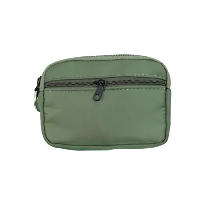 Waterproof Nylon Mini Coin Purse, Hanging Two-Layer Card Holder