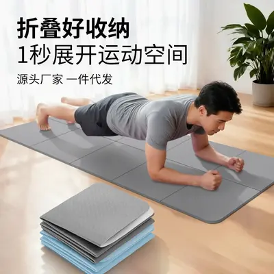 Katlanabilir Yoga Matı, Kalın, Kaymaz, Taşınabilir - 2
