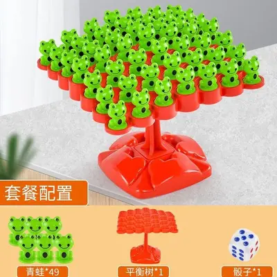 Frog Balance Tree Stacking Game for Kids, Desktop Toy for Boys and Girls