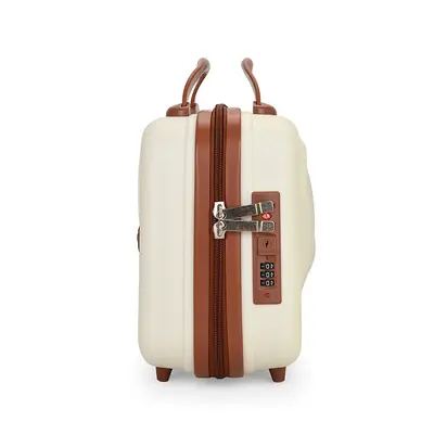 Bear cosmetic bag 14 inch mini suitcase small luggage souvenir cartoon storage cosmetic bag password box
