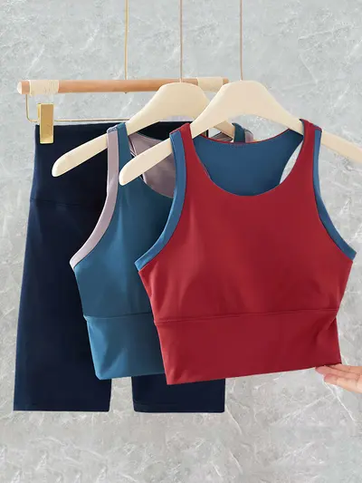Kadın spor atlet ve yoga pantolon, yüksek elastik