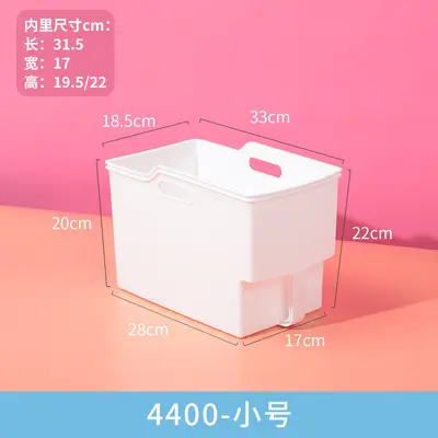 Tall cabinet storage box with handle for kitchen organization - 6