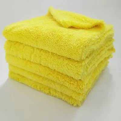 Mercan Polar Araç Silme Havlusu, Emici, Kalınlaştırılmış