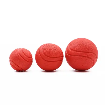 Solid Rubber Dog Ball, Durable, for Medium and Large Dogs - 5