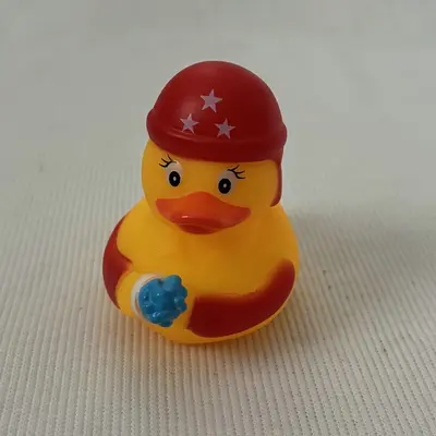 Vinyl Yellow Duck Squeeze Toy with Squeaker for Children - 13