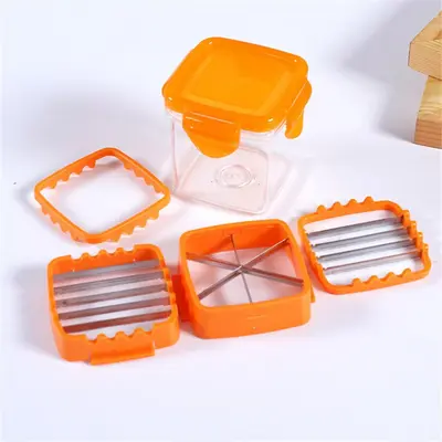 Nice Dicer hızlı sebze doğrayıcı, meyve ve sebze, salata hazırlama seti - 4