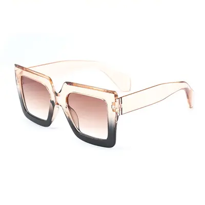 Oversized Square Frame Sunglasses Women's Party Style - 12