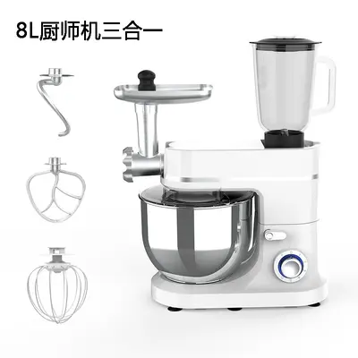 3-in-1 chef machine 6L-10L capacity dough kneader and cream mixer - 12