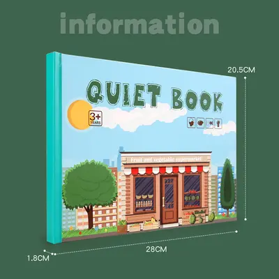 Dinosaur and animal quiet sticker book activity toy