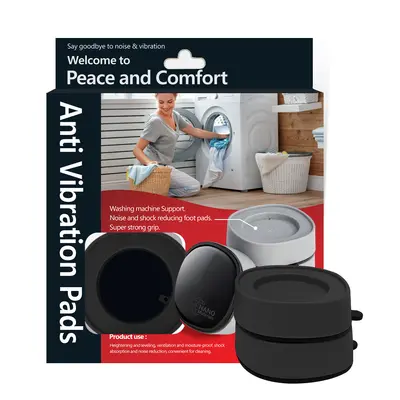 Washing Machine Feet Pads, Shock Absorbing, Non-Slip, Height Adjustable - 9