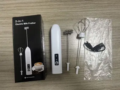 Elektrischer Milchaufschäumer, Handmixer für Lebensmittel, Eierbeater und Kaffeeaufschäumer. - 11