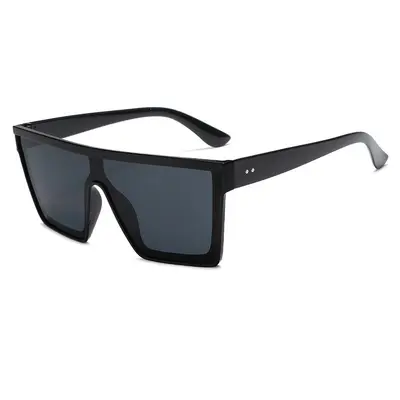 Oversized Punk Style Sunglasses, Unisex, UV Protection - 6