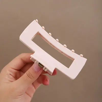 New Minimalist Temperament Hair Clip Women Soft Silicone Shark Clip Korean High-end Feel Claw Clip Large Volume Cross-border Hair Accessories - 11