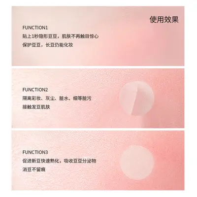 Invisible Transparent Acne Patch, Skin Repair, Makeup-Friendly - 4