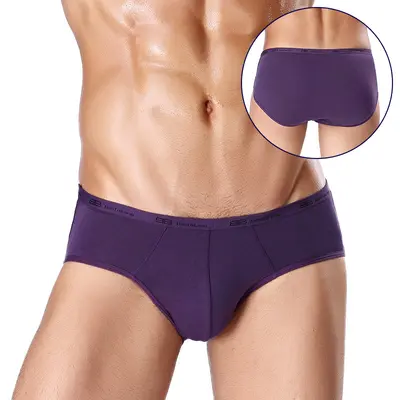 Herren-Slips aus Modal, mittlere Taille, hochelastisch, Plus Size - 9