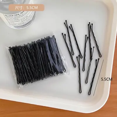 Elegant side clip new black hair clip, fringe clip, hair styling fixed hair clip, hair clip hair accessories, 40 pieces - 9