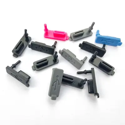 USB Type-C 6x16 silicone dust cap female port plug