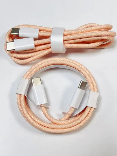 Apple 15 Fast Charging Cable PD Data Cable Type-C to Type-C Braided Macaroni Mobile Phone Charging Cable Suitable for 60W/100W - 12