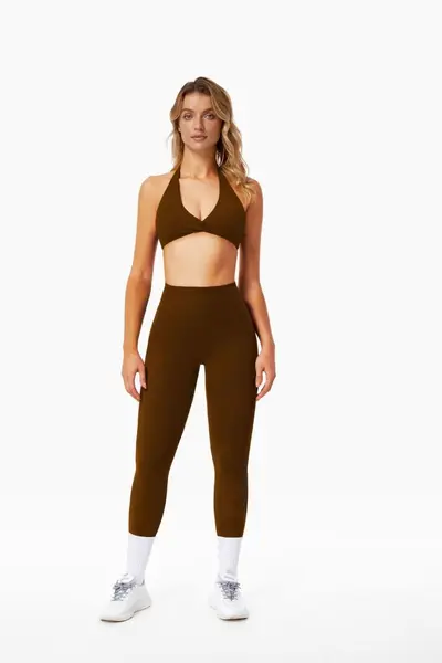 Kadın Tayt Yoga Takımı, Hızlı Kuruyan Fitness Kıyafeti, 8503 - 13