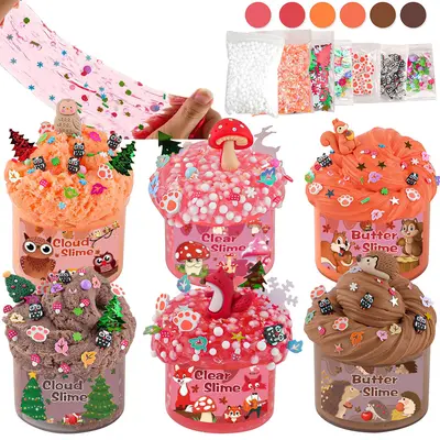 Slime Kit Set, Crystal Mud, DIY Stress Relief Toy - 10