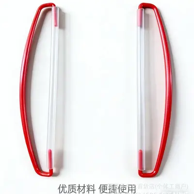 Handfahnenstange 17 cm und 24 cm in Silber, Grau, Schwarz, Rot